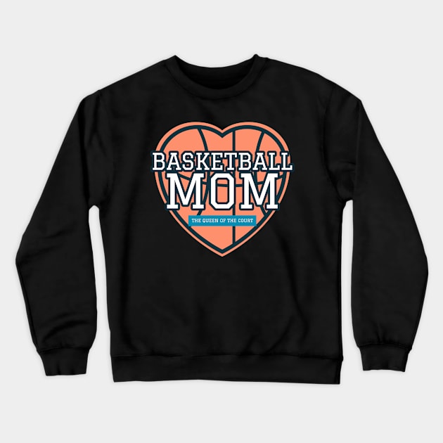 Basketball Mom Crewneck Sweatshirt by ChasingTees